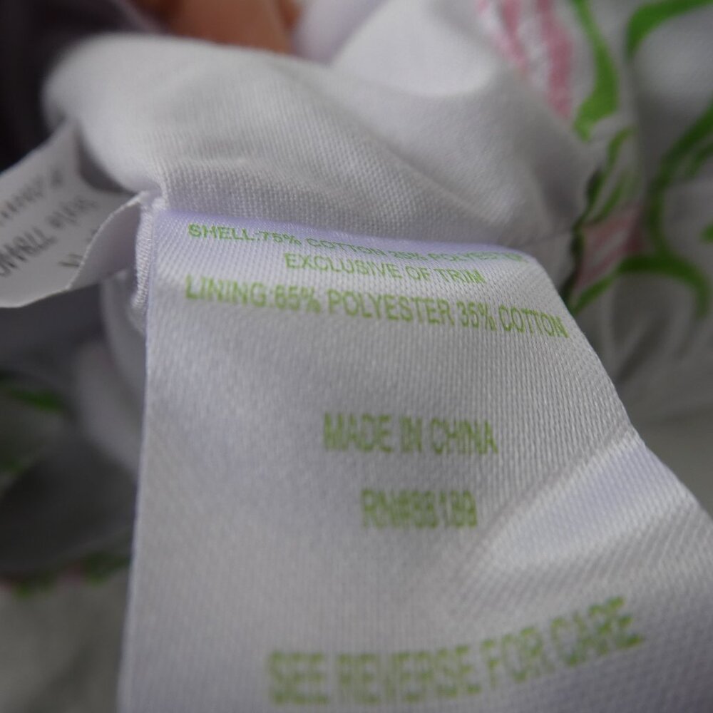 Lilly Pulitzer Originals Girls Shift Dress Green Pink Lilly Pad Hidden Frogs 10 - Picture 9 of 9